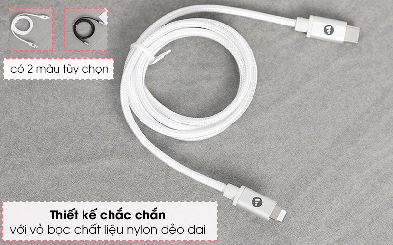 Cáp Type C - Lightning MFI 1m Mophie 