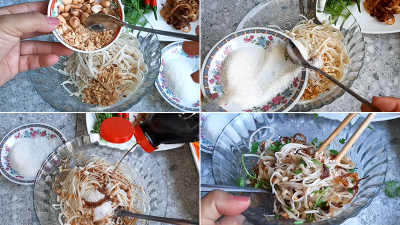 Ướp gia vị nấm kim châm