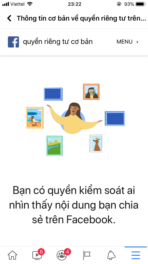 Bạn có thể thiết lập quyền riêng tư trên Facebook để bảo vệ thông tin Bạn có thể thiết lập quyền riêng tư trên Facebook để bảo vệ thông tin