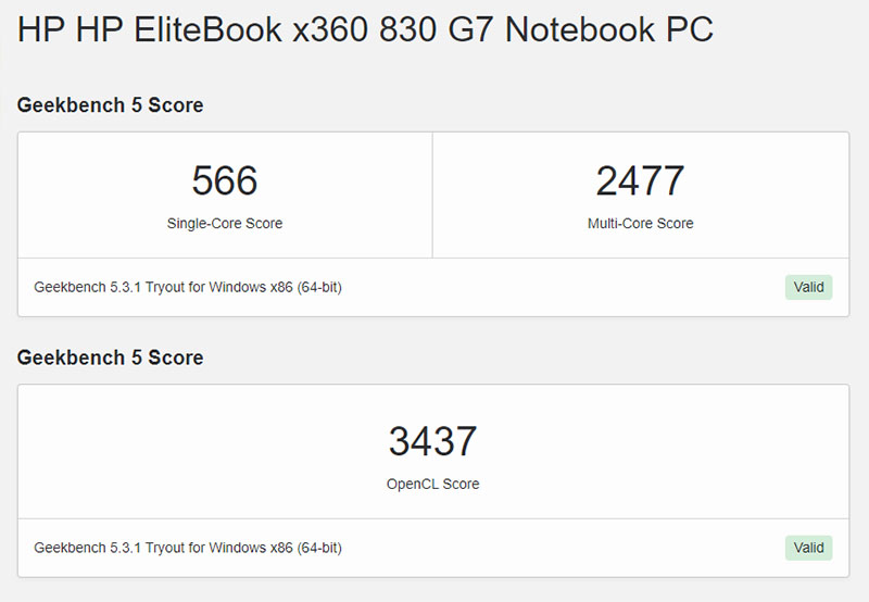 Đo hiệu năng và CPU laptop bằng Geekbench 5 Đo hiệu năng và CPU laptop bằng Geekbench 5