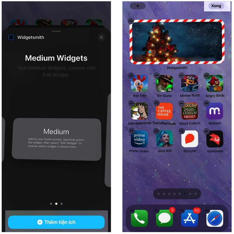 Noel này tuyệt vời hơn trên chiếc iPhone của bạn cùng với 2 ứng dụng Widget đỉnh cao này nhé