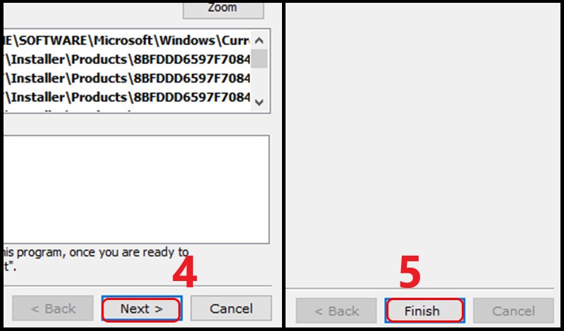 Bước 3: Khi đã xóa xong phần mềm, nhấn Next  Nhấn Finish.