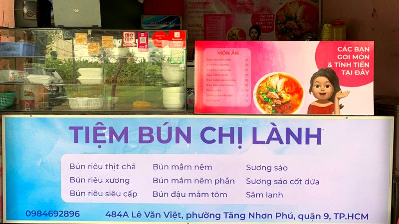 Tiệm bún Chị Lành