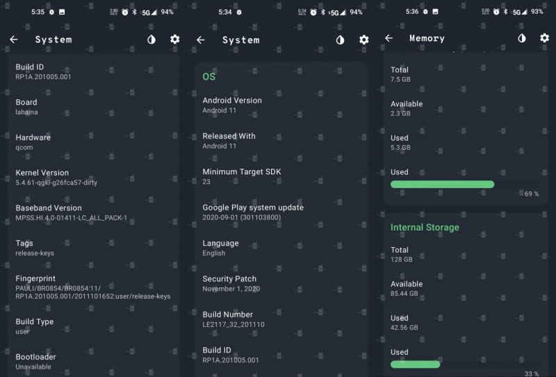 Thông số phần cứng của OnePlus 9