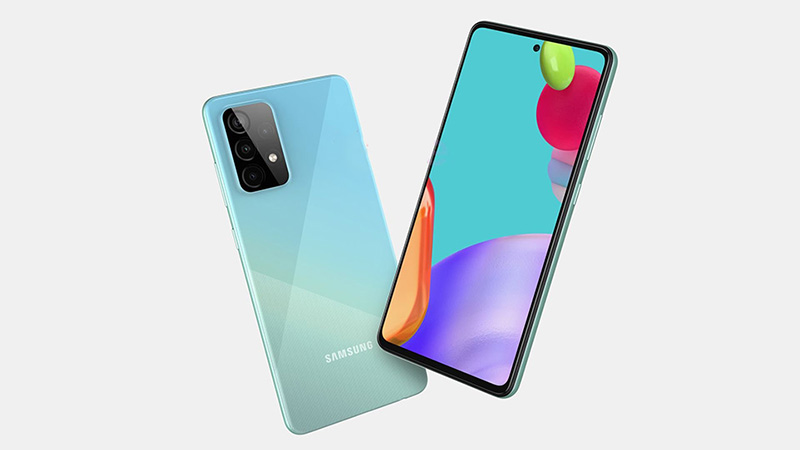 Front of Galaxy A52 5G Front of Galaxy A52 5G