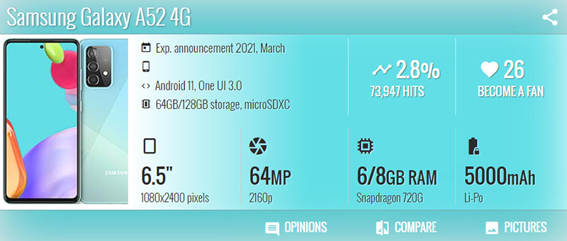 galaxy a52 4g galaxy a52 4g