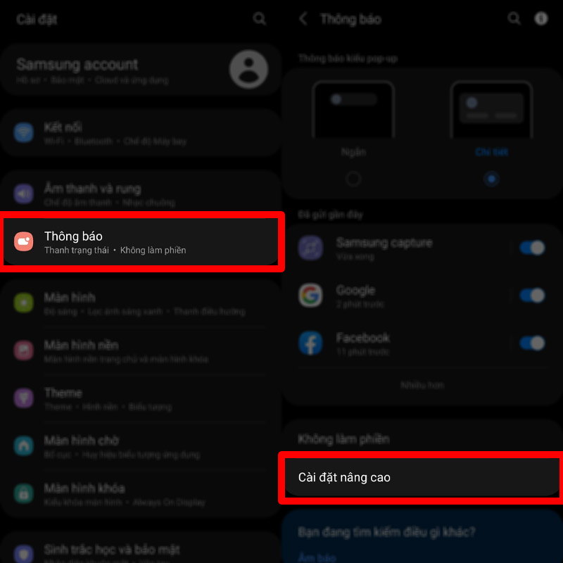 Hiển thị thông báo 