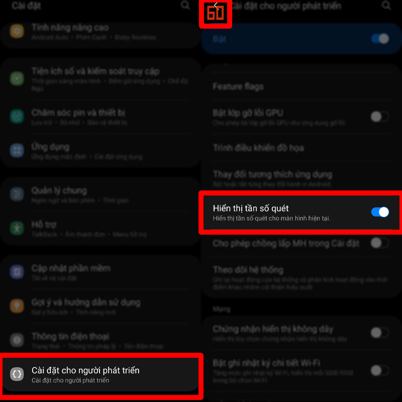 Theo dõi tần số quét 