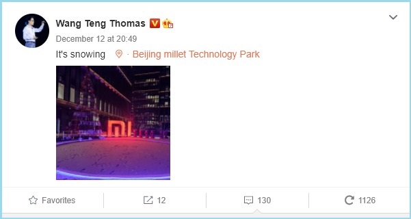 Giám đốc sản phẩm Redmi dường như đã chia sẻ ảnh chụp đêm ấn tượng từ camera của flagship Xiaomi Mi 11