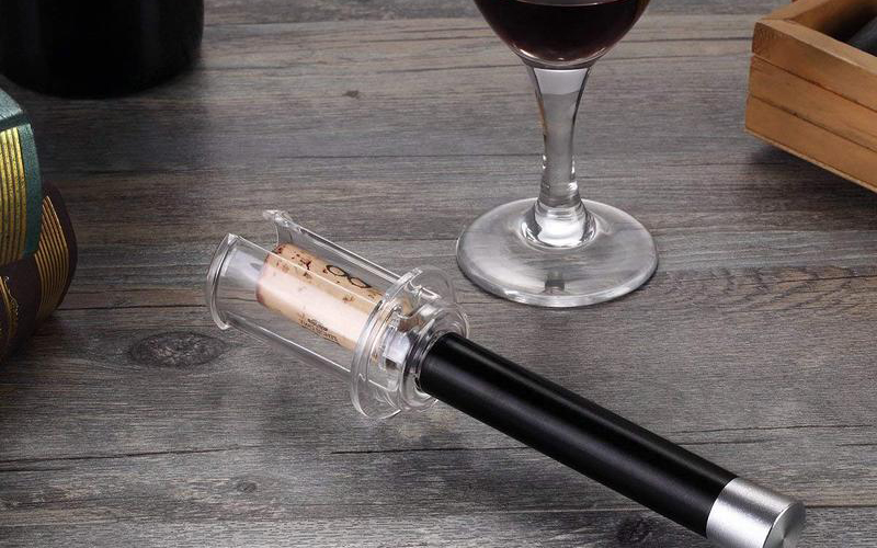 Air pressure wine openers