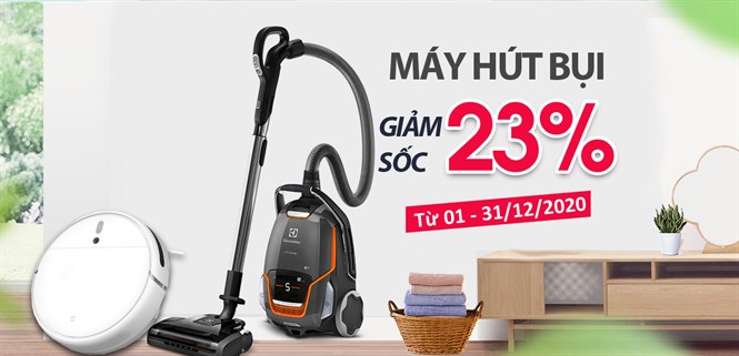 Top 5 máy hút bụi giảm đến 23% trong tháng 12/2020, mua ngay dịp cuối năm