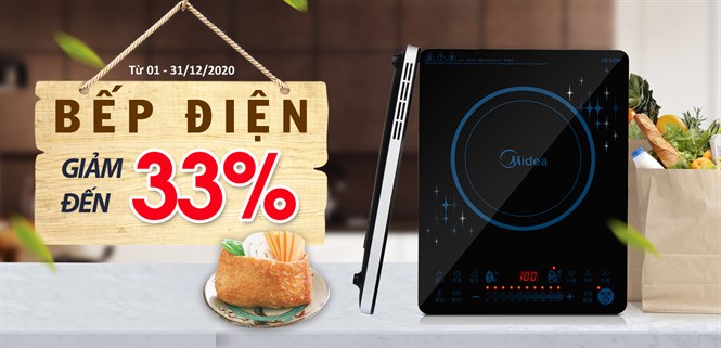 Khuyến mãi cực Hot tháng 12: Bếp điện giảm đến 33% mua ngay kẻo lỡ