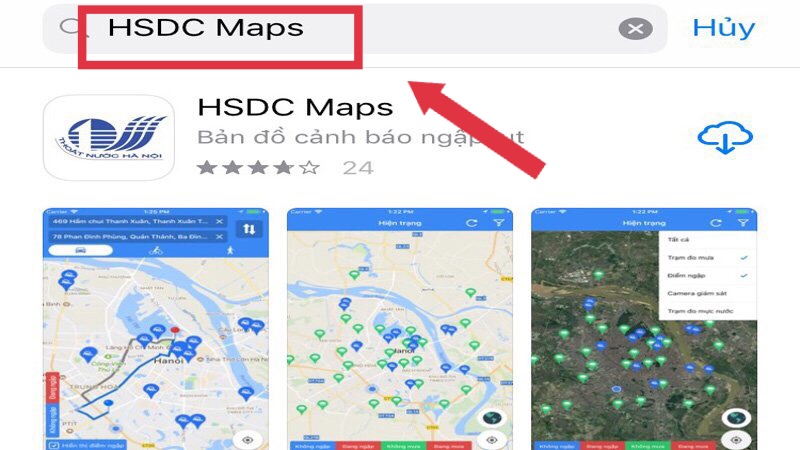 Check for flooding through the HSDC Maps app