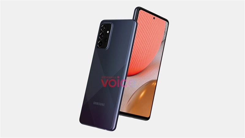 Galaxy A72 5G lộ ảnh render sắc nét với màn hình Infinity-O, 4 camera sau và cảm biến vân tay ẩn dưới màn hình