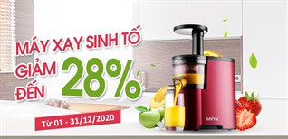 Rộn ràng cuối năm, máy xay sinh tố giảm đến 28%, mua ngay!