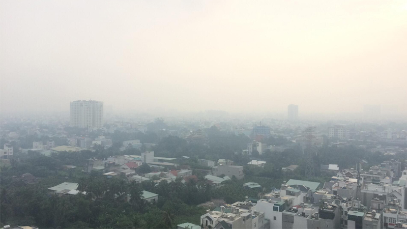 Cảnh báo ô nhiễm không khí ở TP.HCM lên mức báo động