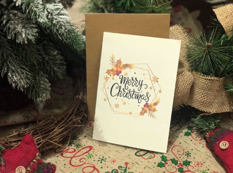 Top quà tặng Noel ấm áp, độc đáo cho người yêu và gia đình thân thương > Thiệp Giáng sinh