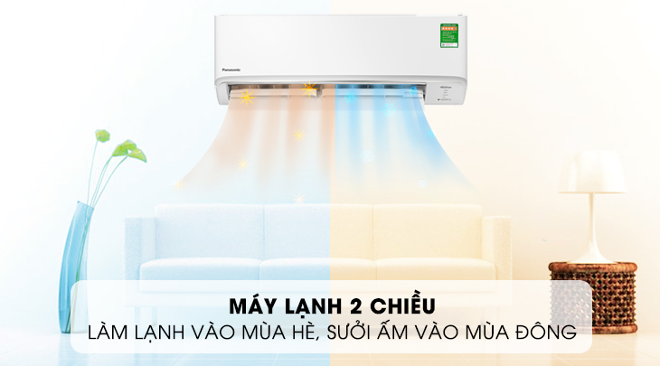 Máy lạnh 2 chiều cho mùa hè mát lạnh, màu đông ấm áp