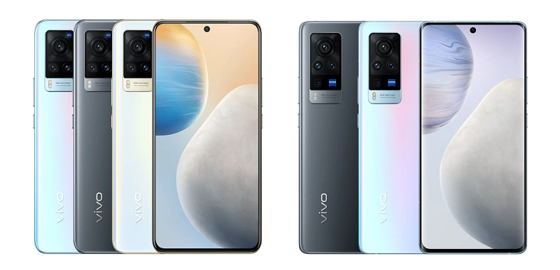 Ảnh render thiết kế của Vivo X60 và Vivo X60 Pro