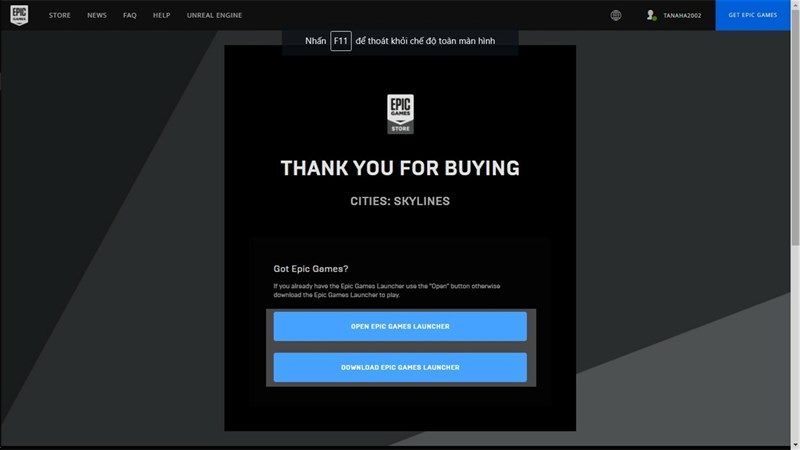 Nhận ngay Cities Skylines