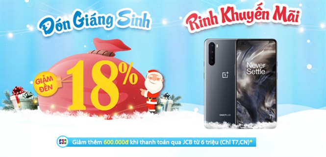 Đón giáng sinh, rinh ngay điện thoại giảm đến 18%, có mẫu giảm 2.5 triệu!