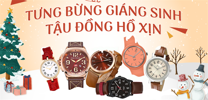 Top 10 đồng hồ thời trang đồng giảm 50%, giá từ 999K, mua ngay dịp Noel!