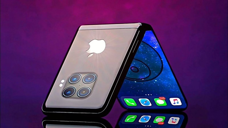 Apple có thể sẽ tung ra chiếc iPhone màn hình gập đầu tiên của mình vào năm 2022 với thiết kế giống Surface Duo