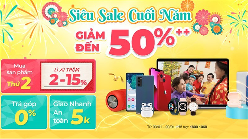 SIÊU SALE CUỐI NĂM