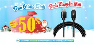 Top 5 cáp sạc điện thoại giảm đến một nửa, giá chỉ từ 100K, mua ngay!