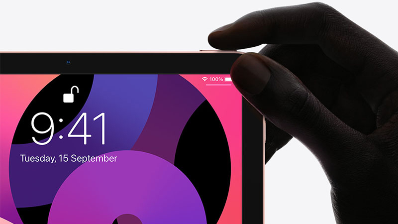 Cảm biến vân tay trong nút nguồn