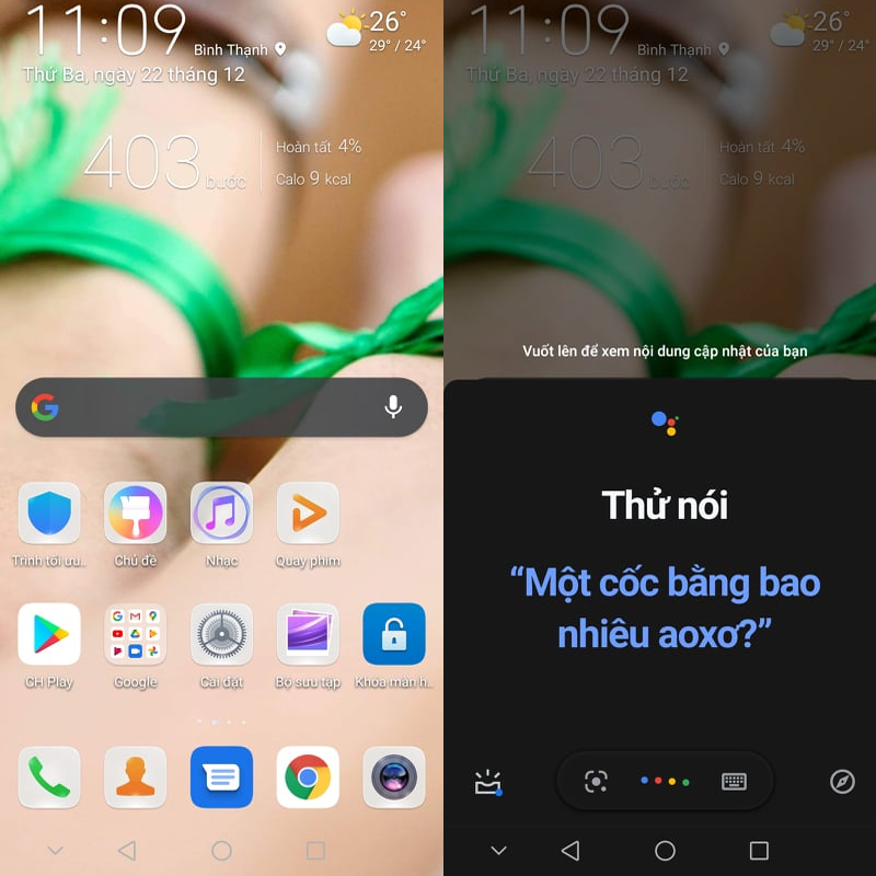 Mở Google Lens