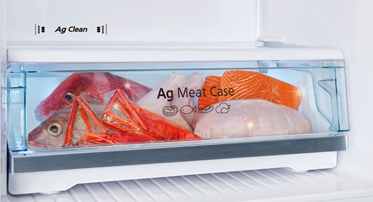 Ngăn trữ đông tinh thể bạc Ag Meat Case