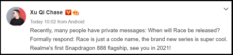 Lộ ảnh render của Realme Race với mặt lưng làm từ da, cụm camera 64 MP