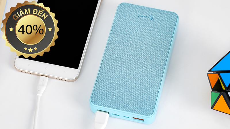Pin sạc dự phòng Polymer 15.000mAh Type C PD QC3.0 Xmobile PowerBox P72D Xanh Pin sạc dự phòng Polymer 15.000mAh Type C PD QC3.0 Xmobile PowerBox P72D Xanh