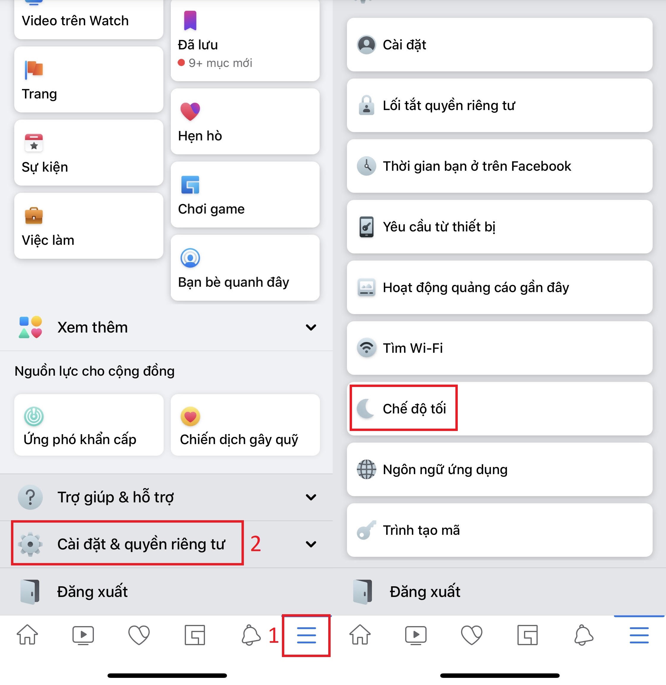 Dark Mode Facebook đã trở thành một xu hướng được nhiều người ưa chuộng. Không chỉ độc đáo, giao diện này còn giúp bảo vệ mắt khi sử dụng thiết bị lâu hơn. Hãy thử sức mình với Dark Mode Facebook ngay hôm nay.