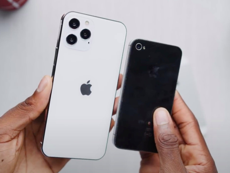 Thiết kế iPhone 12 có nhiều điểm tương đồng với iPhone 4