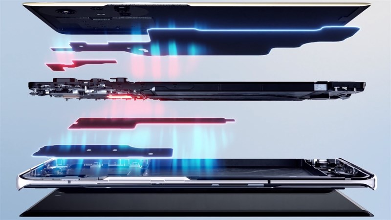 Hệ thống tản nhiệt của Huawei Nova 8 Pro