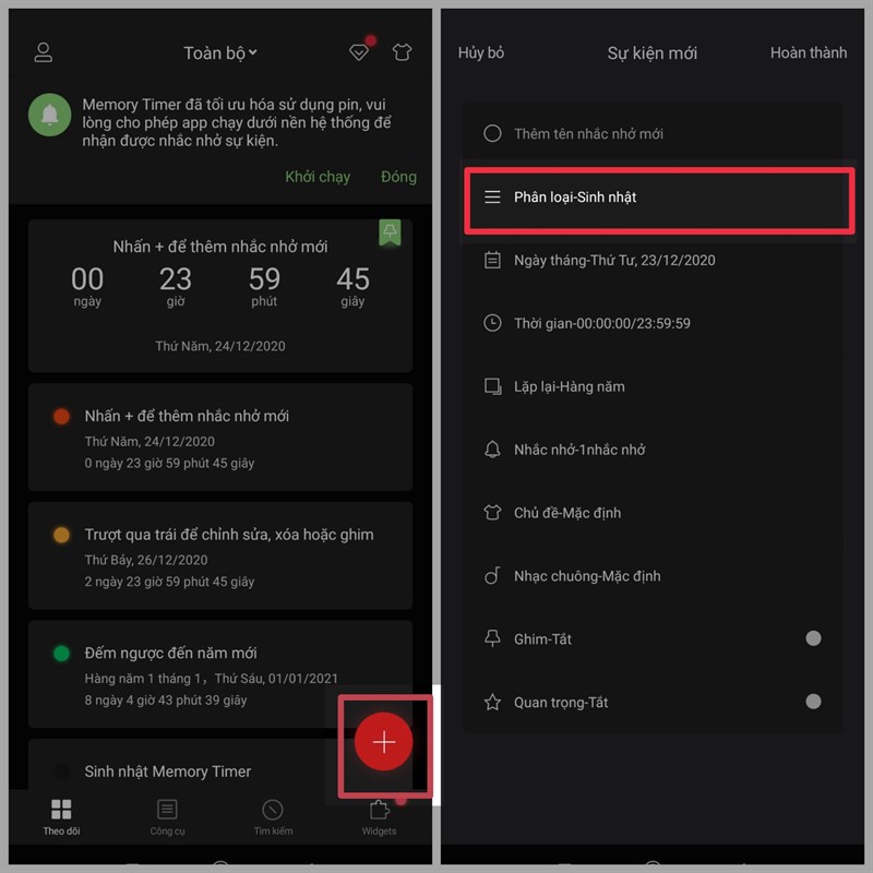 Memory Timer