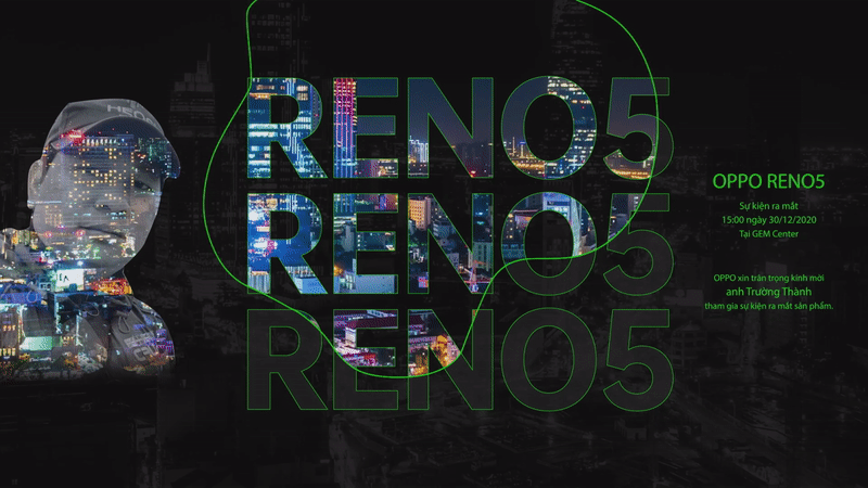 OPPO chính thức gửi thư mời sự kiện ra mắt sản phẩm Reno5 tại Việt Nam