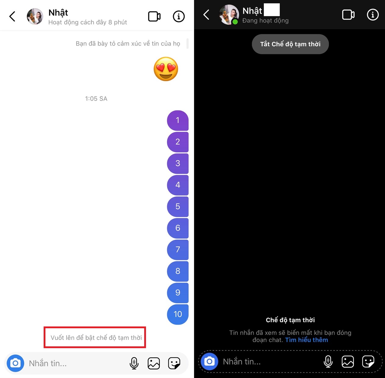 Vanish Mode trên Instagram là gì? Hướng dẫn sử dụng tính năng này