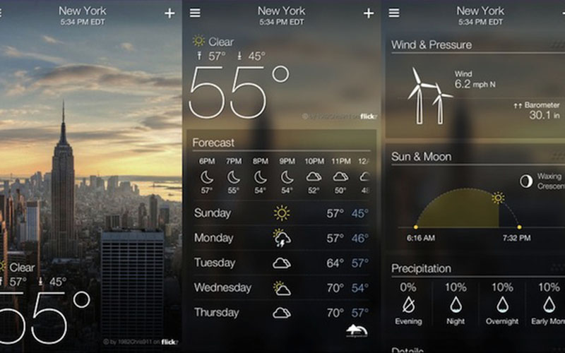 Top 8 ứng dụng dự báo thời tiết chính xác nhất trên điện thoại