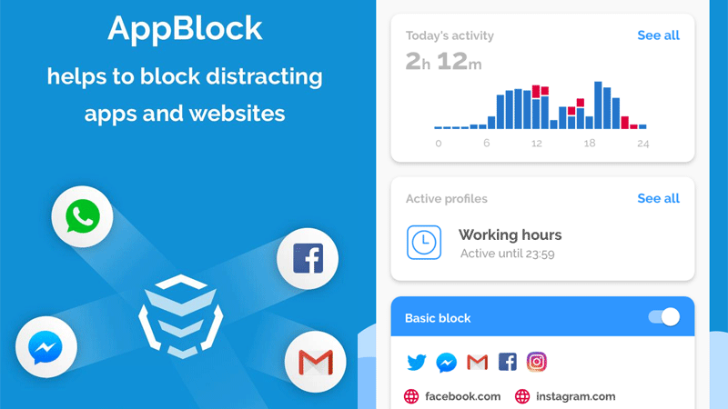 Appblock - Stay focused