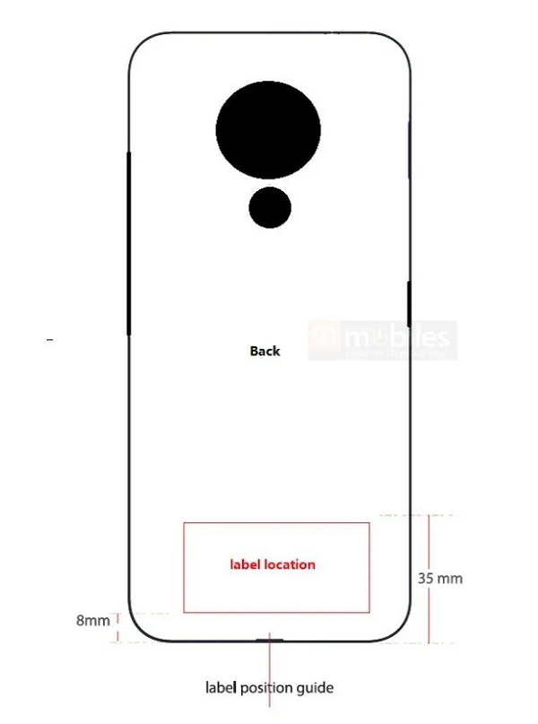 Thiết kế mặt sau của Nokia 7.3 5G Thiết kế mặt sau của Nokia 7.3 5G