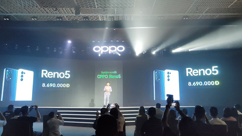 OPPO Reno5 chính thức ra mắt tại Việt Nam: Thiết kế bắt mắt, cấu hình cao, đặc biệt giá tốt và có nhiều khuyến mãi hấp dẫn