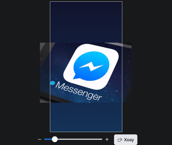 Cách chia sẻ hình ảnh lên ngày của tôi trên Messenger bằng máy tính > Bạn có thể xoay