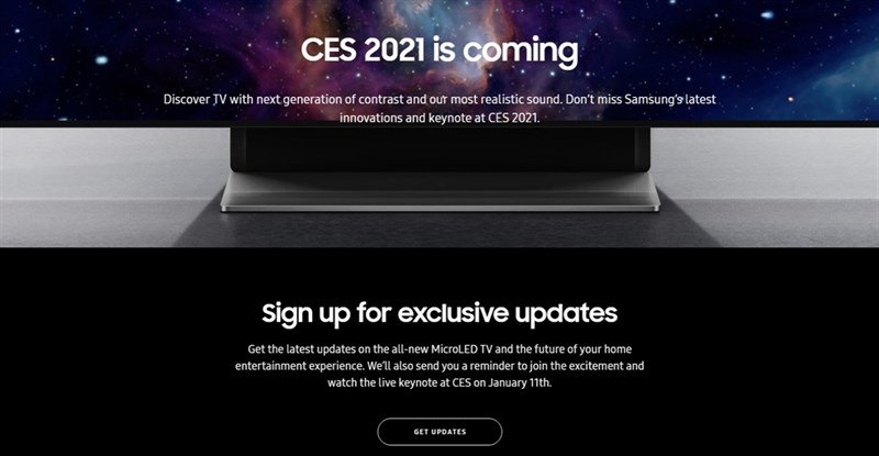 Samsung sẽ ra mắt TV MicroLED tại CES 2021
