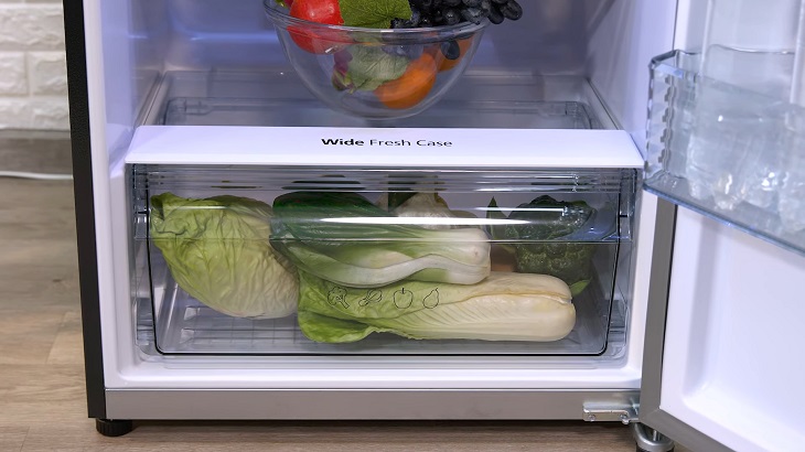 Ngăn rau quả Wide Fresh Casa rộng, bảo quản nhiều thực phẩm