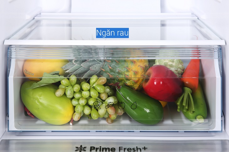 Ngăn Fresh Safe được thiết kế kín và dung tích lớn