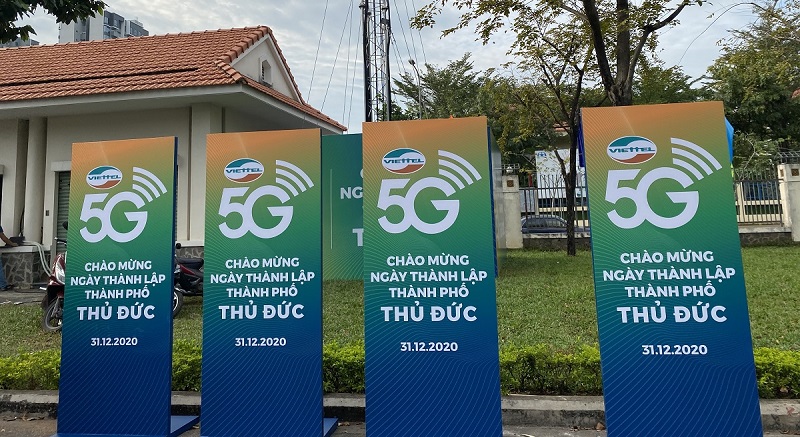 Viettel cung cấp dịch vụ 5G tại thành phố Thủ Đức
