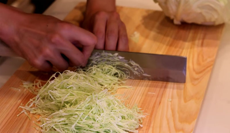 Find joy in sounds of cutting vegetables